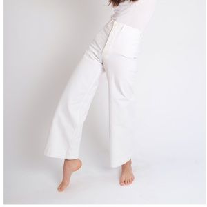 Jesse Kamm Sailor Pants in Salt size 0